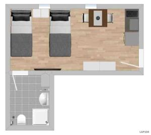 LAP104 - Smarte Monteurwohnung Übergangswohnung