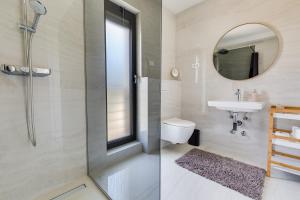 Luxury apartment by the sea in Scandinavian style