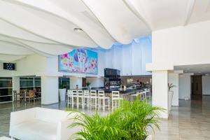 Ocean view in hotel complex