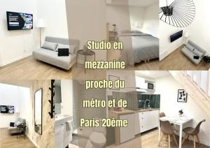 734 Elégant studio en mezzanine proche du métro L9 - 3hvězdičkové hotely ve městě Bagnolet
