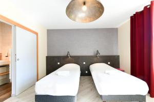 Hotels Logis Hotel & Restaurant Le Cadet de Gascogne : Chambre Lits Jumeaux