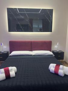 Zimmer mit Kingsize-Bett und Whirlpool