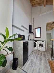 Studio in the attic with private bathroom