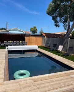 Maisons de vacances Villa bassin d’Arcachon Notre Hutte : photos des chambres