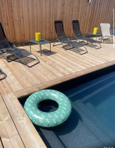 Maisons de vacances Villa bassin d’Arcachon Notre Hutte : photos des chambres