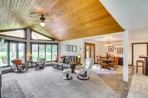 Deck and Mtn Views Libby Home on Golf Course!