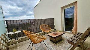 Appartements Penthouse lumineux 20min Paris et Disney avec 2 balcons : photos des chambres