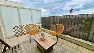 Appartements Penthouse lumineux 20min Paris et Disney avec 2 balcons : photos des chambres