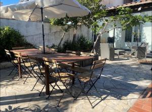 Rénové avec jardin à 5min de la plage