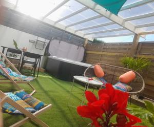 Maisons de vacances Maison 4pers avec jacuzzi privatif couvert proche ocean : photos des chambres