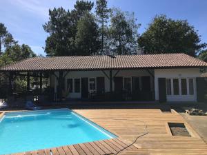 Maisons de vacances Villa landaise de charme avec piscine chauffee : photos des chambres
