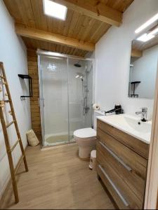 Casita de madera Azul