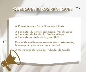Disney suite moderne Chessy Parking Gratuit