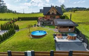 Domek w górach DeLuxe sauna,jacuzzi,basen,hot tub-Nowy Targ blisko Białka ,Zakopane - 新塔尔格
