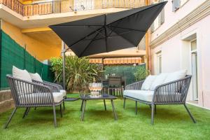 Appartements LOGGIAS - Somptueux 4 pieces - Parking - Terrasse - Menton : photos des chambres