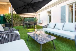 Appartements LOGGIAS - Somptueux 4 pieces - Parking - Terrasse - Menton : photos des chambres