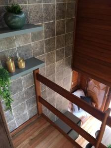 Casa de montanha com hidro no pé da serra