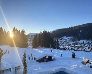 Studio ski aux pieds vue superbe sur les pistes