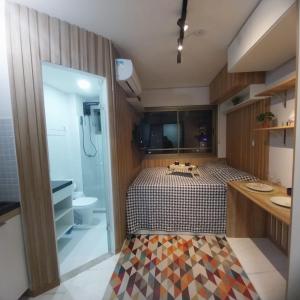 Studio aconchegante em frente a praia