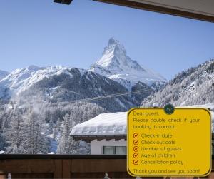 Double Room with Matterhorn View room in Mountain Paradise