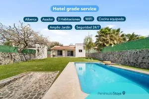 3BR Casa familiar con alberca y asador en Oaxtepec - Pantitlán