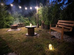 Cábaña en el corazón del bosque