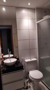 Apartamento mobiliado, dois dormitórios, praia Ponta de Campina