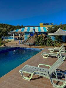 The blue house
