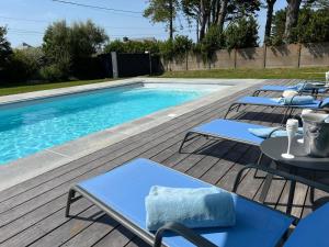 Villas Belle Villa, piscine chauffee et proche plages : photos des chambres