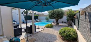 Maisons de vacances Maison contemporaine avec piscine proche mer : photos des chambres