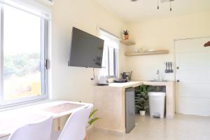 Estudio con vista al mar