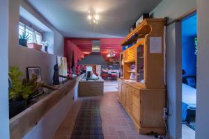 Apartment mit Gartenblick