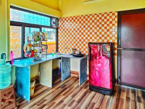 ac room with kitchen and Terrace