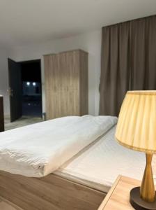 Studio overlooking pool amid flowering and quiet