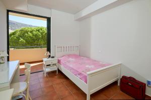 soft blue apartment near seaside