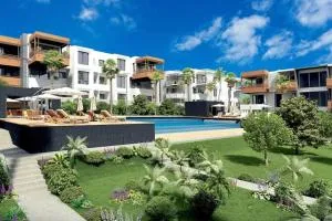 Luxury 3-Bedroom, 3-Bathroom Apartment with Pool - Dar Ben Abdallah Ben Dehbi