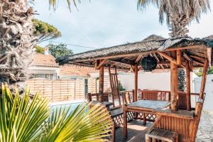 Rêve Dazur plage de la Nartelle, Mazet 35m2, parking, Piscine partagée, Terrasse BBQ & draps inclus