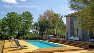 Maisons de vacances Wooden house Maison Les Terrasses, a blend of authenticity and refinement : photos des chambres