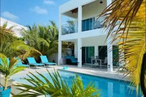 Modern villas at Grace Bay, Turks and Caicos Islands - Long Bay Hills