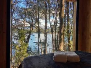 Tiny house sobre el lago nahuel huapi - Puerto Huemul