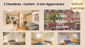 Appartements Le Duplex Pasteur - 5 min Hypercentre - Ideal Groupe - Parking Gratuit : photos des chambres