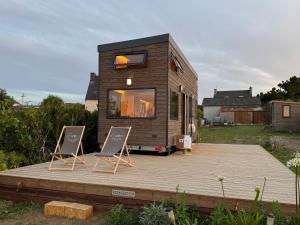Maisons de vacances Tiny House -bada- Vue Mer : Maison 2 Chambres