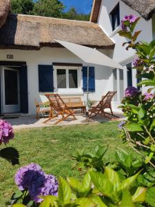 Maisons de vacances La Chaumiere aux hortensias : photos des chambres