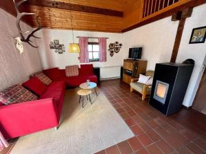 Waldferienhaus 98 im bayerischen Waldferiendorf I 3 Schlafzimmer I Lagerfeuerplatz