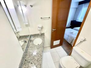 Flat com garagem perto hospital BP