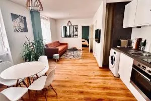Appartement cosy au centre-ville - 阿格诺
