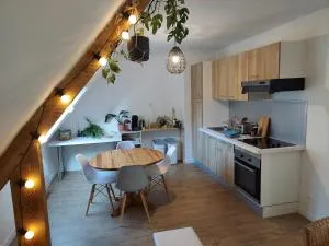 Le 105 - appart-sympa - T2 vue jardin et cave - Larmor-Plage - 拉尔莫普拉格