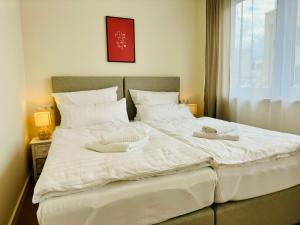 Moderne Wohnung mit Vollausstattung und Terrasse I Parkplatz I 3 Schlafzimmer I 8 Schlafplätze