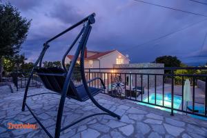 Luxury and modern villa with pool near beach by Traveler tourist agency Krk - ID 2138