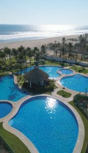 Casa, alberca, club de playa WI-FI en Acapulco